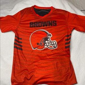 Browns Reversible Football Jersey in Orange and Black - Medium